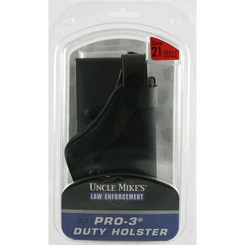 Uncle mike&#039;s 3521-3 black mirage nylon rh pro3 glock 17/19/22/23/31 gun holster for sale