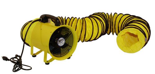 New! maxxair hvhf 08combo heavy duty 8-inch cylinder fan with 20-foot vinyl hose for sale