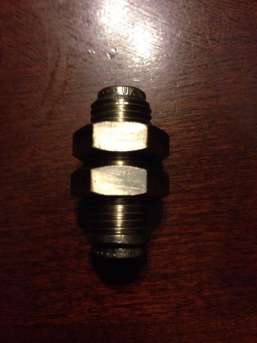 1/4&#034; x 1/4&#034; tube od bulkhead union push to connect fitting for sale