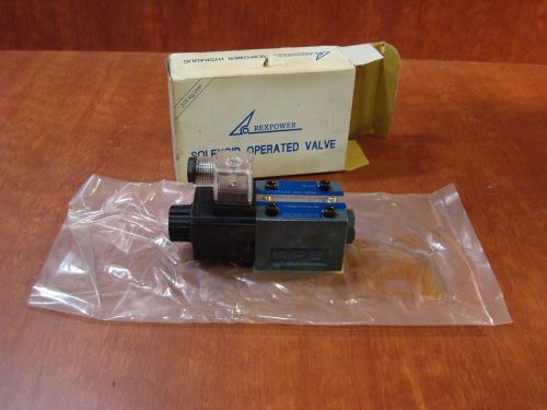 Rexpower Solenoid Operated Hydraulic Valve 240VAC