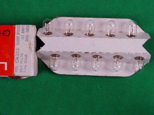 CHICAGO MINIATURE LAMPS NO CM313 AIRCRAFT 10 BULBS NEW UNUSED