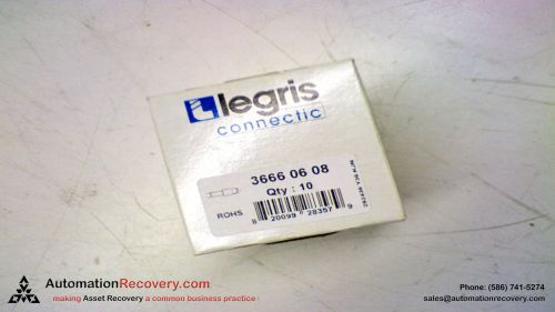 LEGRIS 3666 06 08 *BOX OF 10* FITTING REDUCER PUSH IN, NEW
