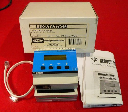 HUBBELL LUXSTATOCM 3 Channel Luxstat On/Off CONTROL MODULE .....NEW