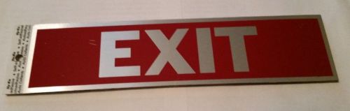 Case of 10 EXIT Signs 8-1/2&#034; x 2-1/8&#034; by Hy Ko 411