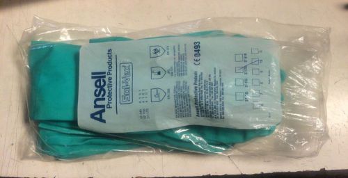 Gloves ~ ansell sol-vex 37-175 green nitrile gloves  size 10 - qty.====&gt;6 pairs for sale