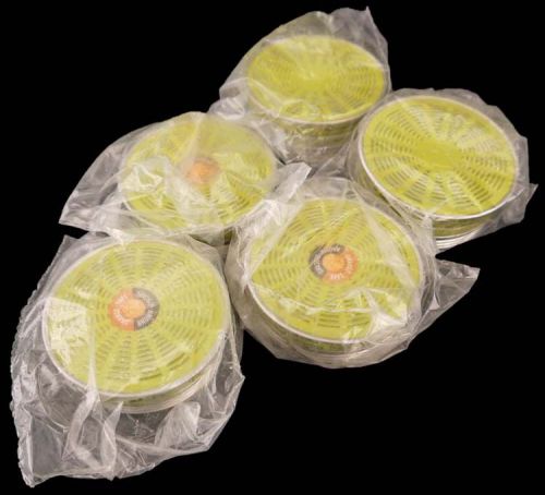 Lot 5 new msa 463532 replacement mersorb indicator chemical respirator cartridge for sale