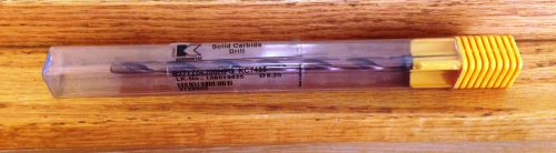 New kennametal solid carbide drill kc7425 b271z06200hpg 6.20mm dia mfr 3128505 for sale