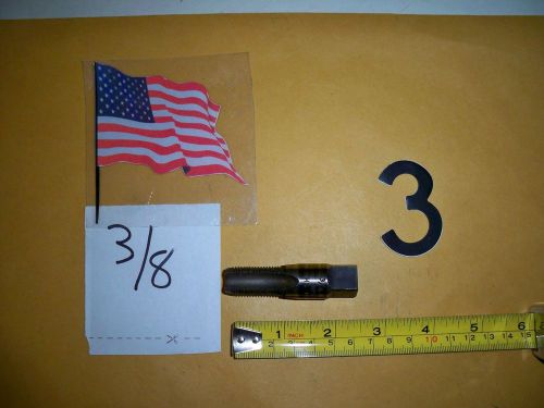 3/8&#034; x 18 tapered pipe tap hss   new usa npt brands vary   # 3 for sale