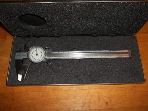 Brown and sharpe #578 stainless dial caliper w/box 0.001&#034;- great condition for sale