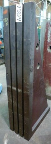 Angle plate, 14&#034;x 66&#034;, 4&#034; thickness, 14&#034;wx30-3/4&#034;d, (3) vertical t-slots (25829) for sale