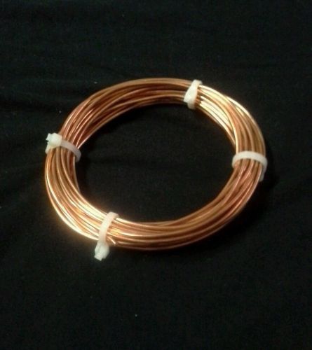 3 FEET BARE BRIGHT #12 solid COPPER WIRE CRAFTS JEWELRY MATERIAL ART SUPPLY