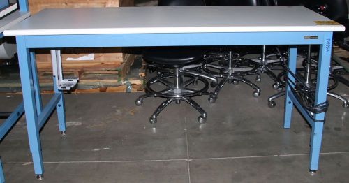 Used IAC Industries ESD Lab Bench 72&#034; x 30&#034; Table Plastic Laminate Electrostatic