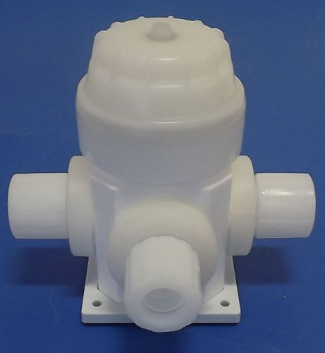 New parker pv-12-022 high purity pneumatic teflon valve pfa 2-way 1&#039;&#039; diaphragm for sale