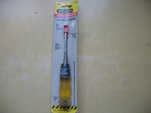 New stanley 1/4&#034; wood chisel 6mm 16-903 contractor grade for sale