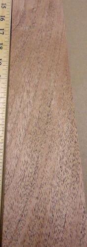 Mahogany (African) wood veneer 2.5&#034; x 17.5&#034; with no backer (raw unbacked veneer)