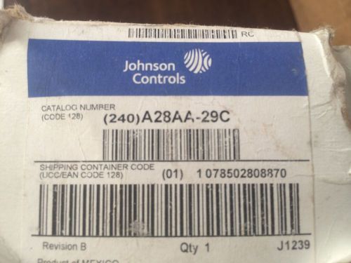 New Johnson Controls Temperature Control  A28AA-29C