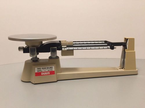 Ohaus triple beam balance precision gram scale weight 700 800 series 2610g for sale