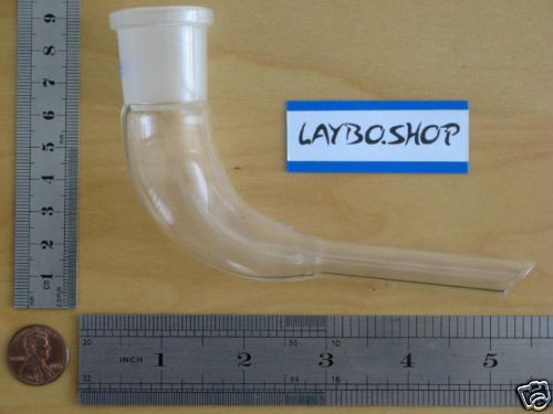 Receiver Delivery Adapter connector Laboratory Glassware Lab Glass tube 24/29 !!