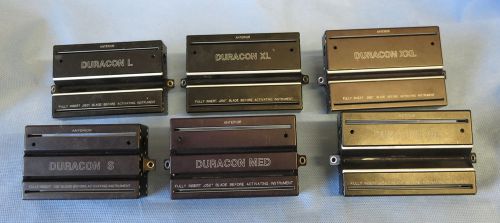 Set of 6 Stryker 8000-7010  thru 7060 Duracon Slotted Femoral Cutting Blocks