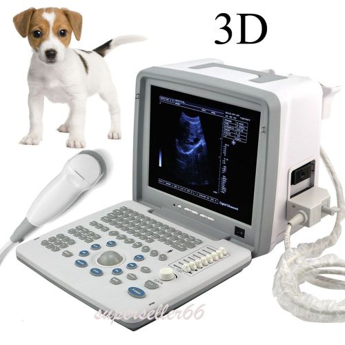 12-Inch Veterinary Portable Digital Ultrasound Scanner Micro-Convex External 3D