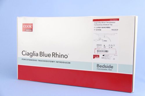 #G13166: Cook Medical Ciaglia Blue Rhino Percutaneous Trach Tray (x)