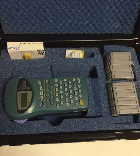 Brother P-Touch Label Maker PT-85 w/CASE &amp; 9 Rolls of Tape