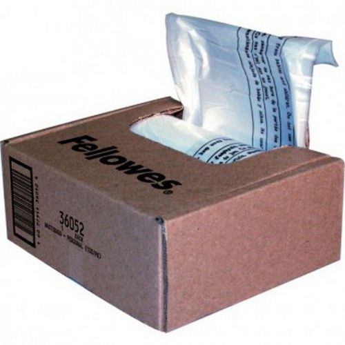 Fellowes 36052 100 Waste Bags for Small Fellowes Shredders