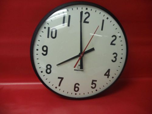 American Time H55BHAH601, Honeywell Style, 12&#034; Flush Clock
