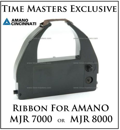 FRESH RIBBON FOR AMANO MJR 7000 or MJR 8000 SAME DAY FREE SHIPPING! ORDER NOW!