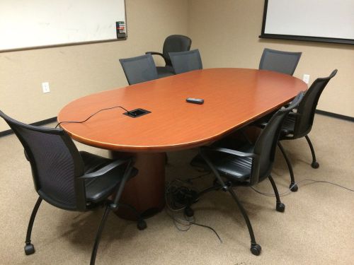 HAWORTH LEATHER X99 OFFICE, NESTING, SEMINAR OFFICE CHAIR ASKING $249 EA.