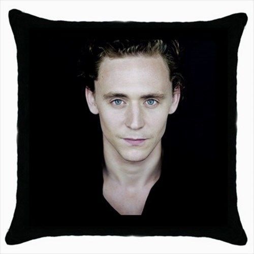 New Loki Actor Thor Tom Hiddleston Black Throw Pillow Case Gift