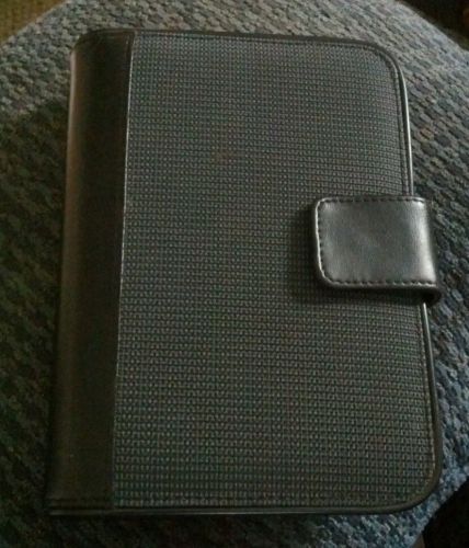DAY RUNNER PERSONAL BLACK PLANNER WITH CALCULATOR ~ NICE
