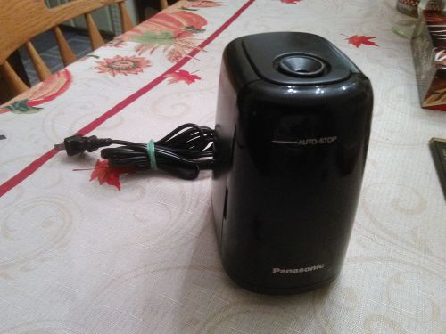 Panasonic Electric Upright Auto Stop Pencil Sharpener  WORKS Great  (KP-150)