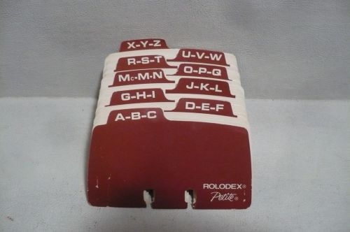 Set of Rolodex cards for Petite About 200-250  cards with Alphabet cards Vintage