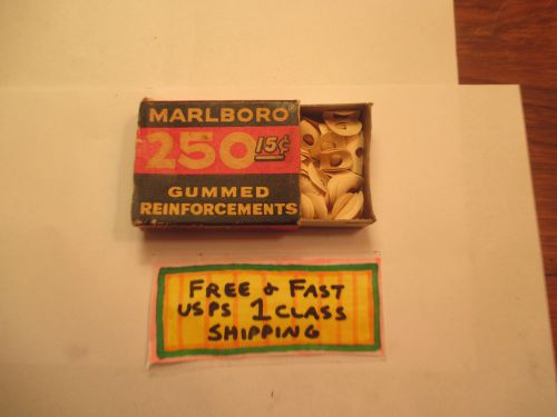 Vintage Dennison Brand Marlboro Reinforcements &amp; &#039;1st Class Mail&#039; Stickers # 65