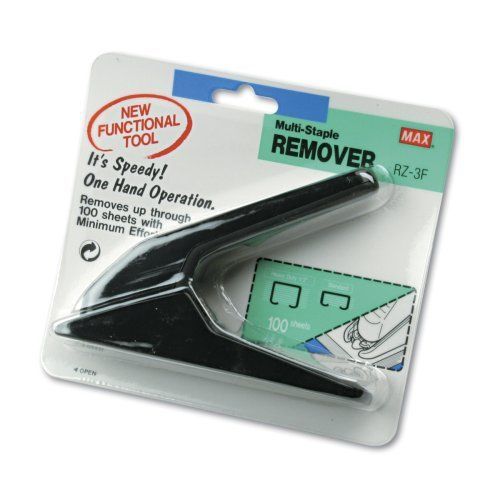 Max heavy-duty staple remover - 150 sheet strength - standard - grip (rz3f) for sale