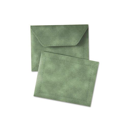 Quality Park Products Document Carrier, Letter, 2&#034; Expansion, Green, 1/ea