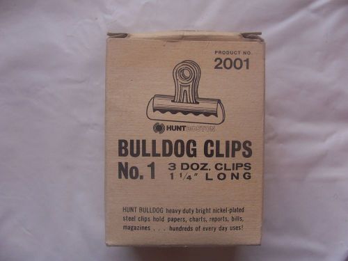 BULLDOG Clips Product no. 2001 40-1 1/4&#034; clips