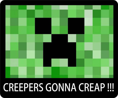 Mindcraft creeper computer game desk mouse pad toy gift  mouse pad mat cgc for sale