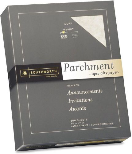 Fine parchment paper 24 lb ivory 5 nt 984c for sale