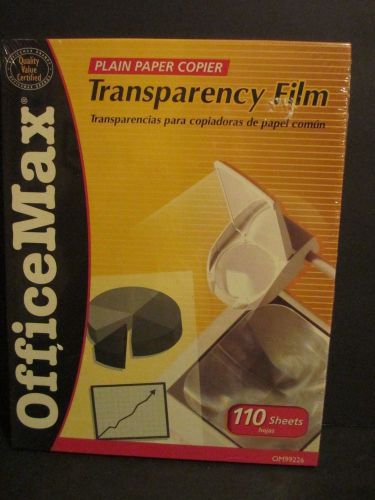 NEW 110 Sheets Transparency Film Sealed Projector Sheets