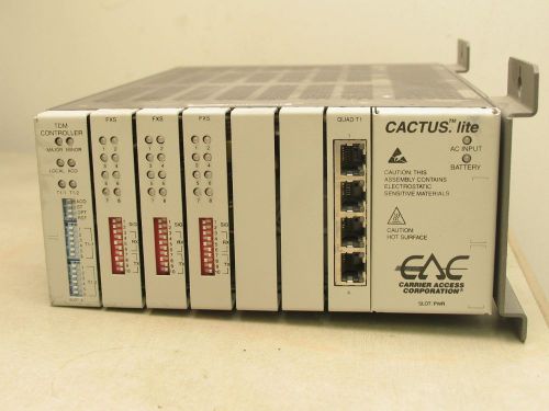 CACTUS.lite Carrier Access TDM Controller FXS Quad T1 Power Supply