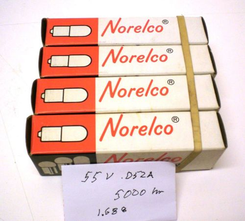 40 Telephone Lamps Slide Base NORELCO # 55CI, 55V, New in Orig. Box, Made in USA