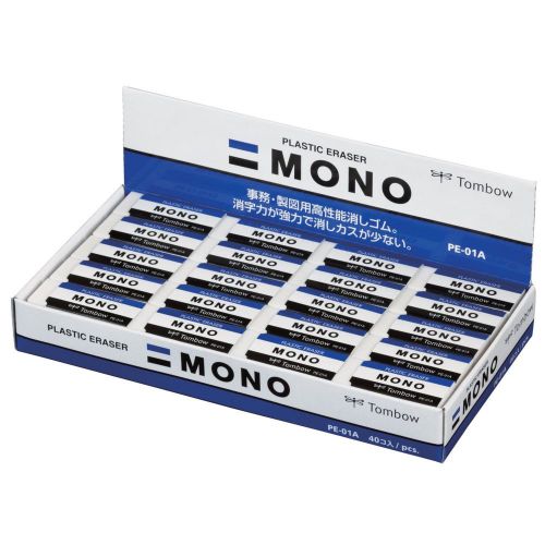 Tombow pencil Dragonfly pencil rubber eraser MONO PE01 40 pieces A0067