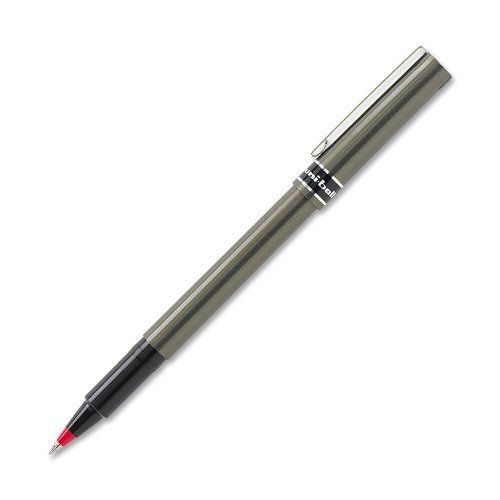 Uni-ball 60026 - Deluxe Roller Ball Water-Proof Pen Red Micro-SAN60026 12Each