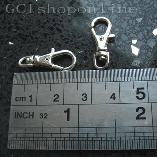 2 pcs metal swivel lobster clasps clips snap lanyard mini for sale