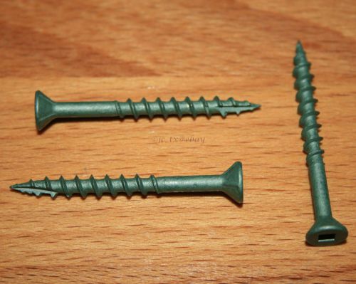 500 magni coated wood screws for decking / fencing. #8 x 1 3/4&#034; square drive. for sale