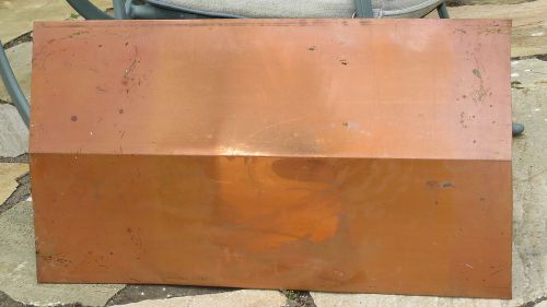 Copper metal flashing or termite barrier - 17&#034; x 30&#034; sheet for sale