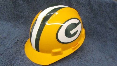 GREEN BAY PACKERS NFL Construction Stadium HARD HAT MSA Medium Adjustable Certfd