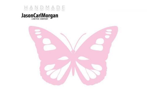 JCM® Iron On Applique Decal, Butterfly Soft Pink